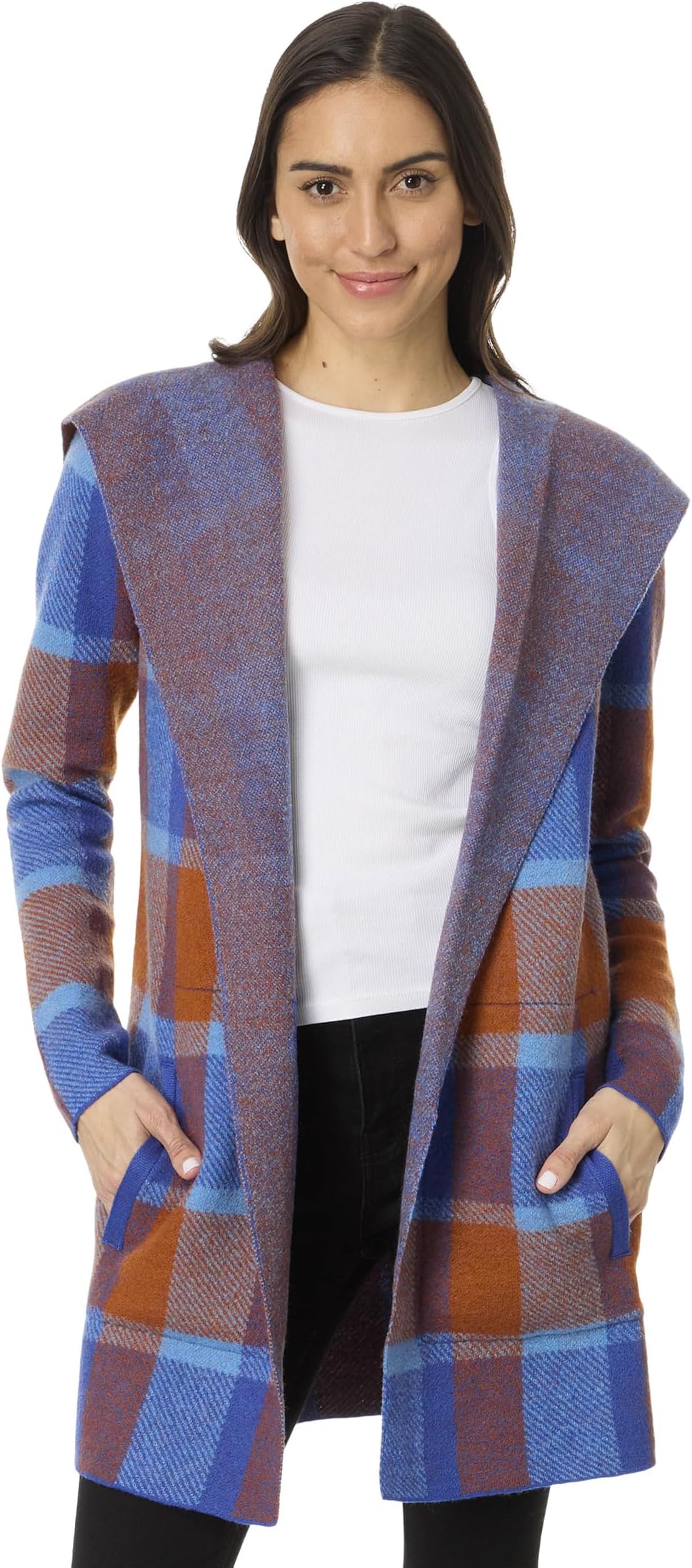 

Свитер Toad&Co Merino Heartfelt Hoodie, цвет Umber Plaid