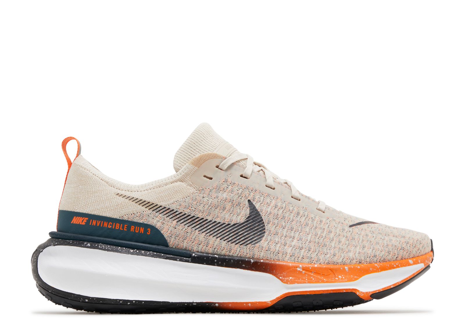 

Кроссовки Nike Zoomx Invincible Run Flyknit 3 'Oatmeal Safety Orange', кремовый, Бежевый, Кроссовки Nike Zoomx Invincible Run Flyknit 3 'Oatmeal Safety Orange', кремовый