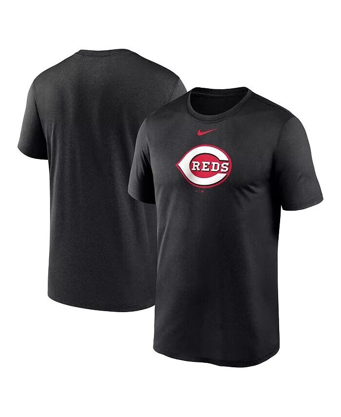 

Мужская черная футболка с логотипом Cincinnati Reds New Legend Nike