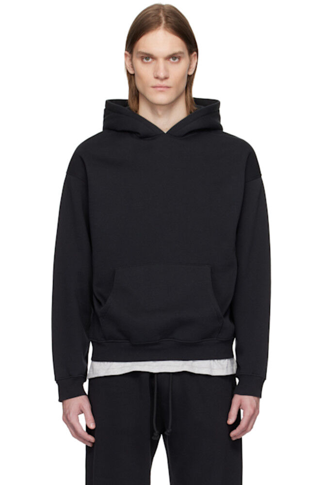 

Черная флисовая толстовка Lounge Relaxed Hoodie SKIMS