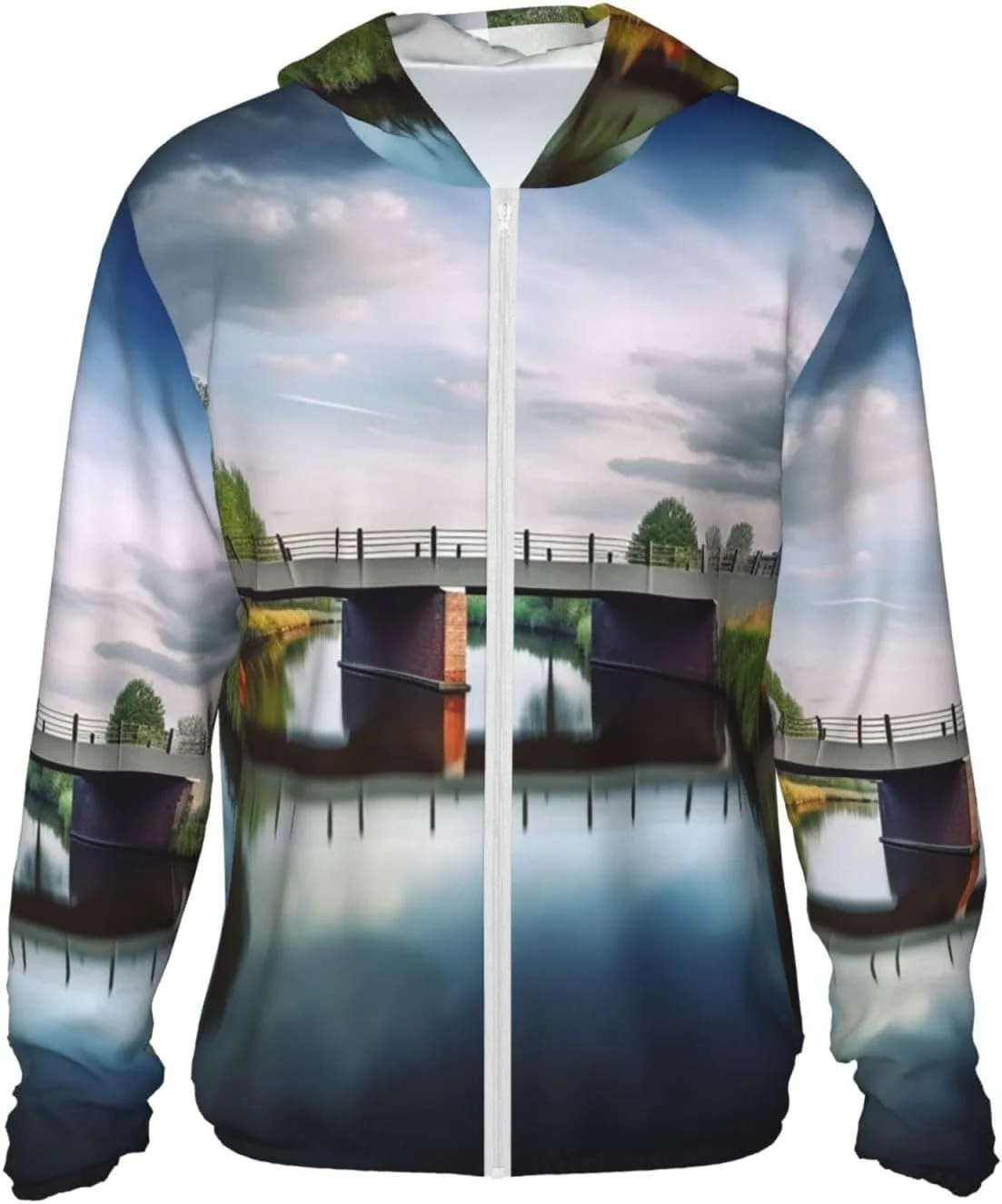 

Толстовка с капюшоном для защиты от солнца Unisex UPF 50+ BSCKKDMN