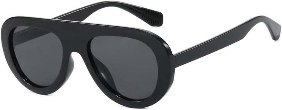 

Большие цельные солнцезащитные очки в стиле панк для мужчин и женщин, модные очки для активного отдыха и вождения, унисекс, защита от ультрафиолета UV400 WNCKSQ, C1blackgray