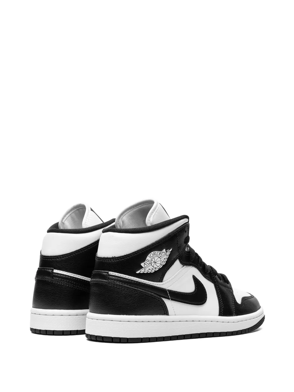Кроссовки Air Jordan 1 Mid Panda, черный — фото 3