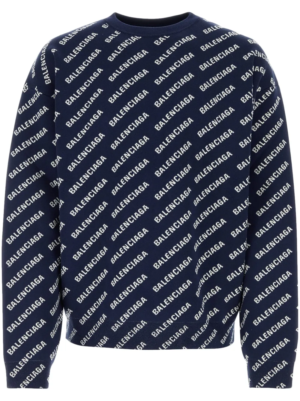 

Джемпер с логотипом BALENCIAGA, синий