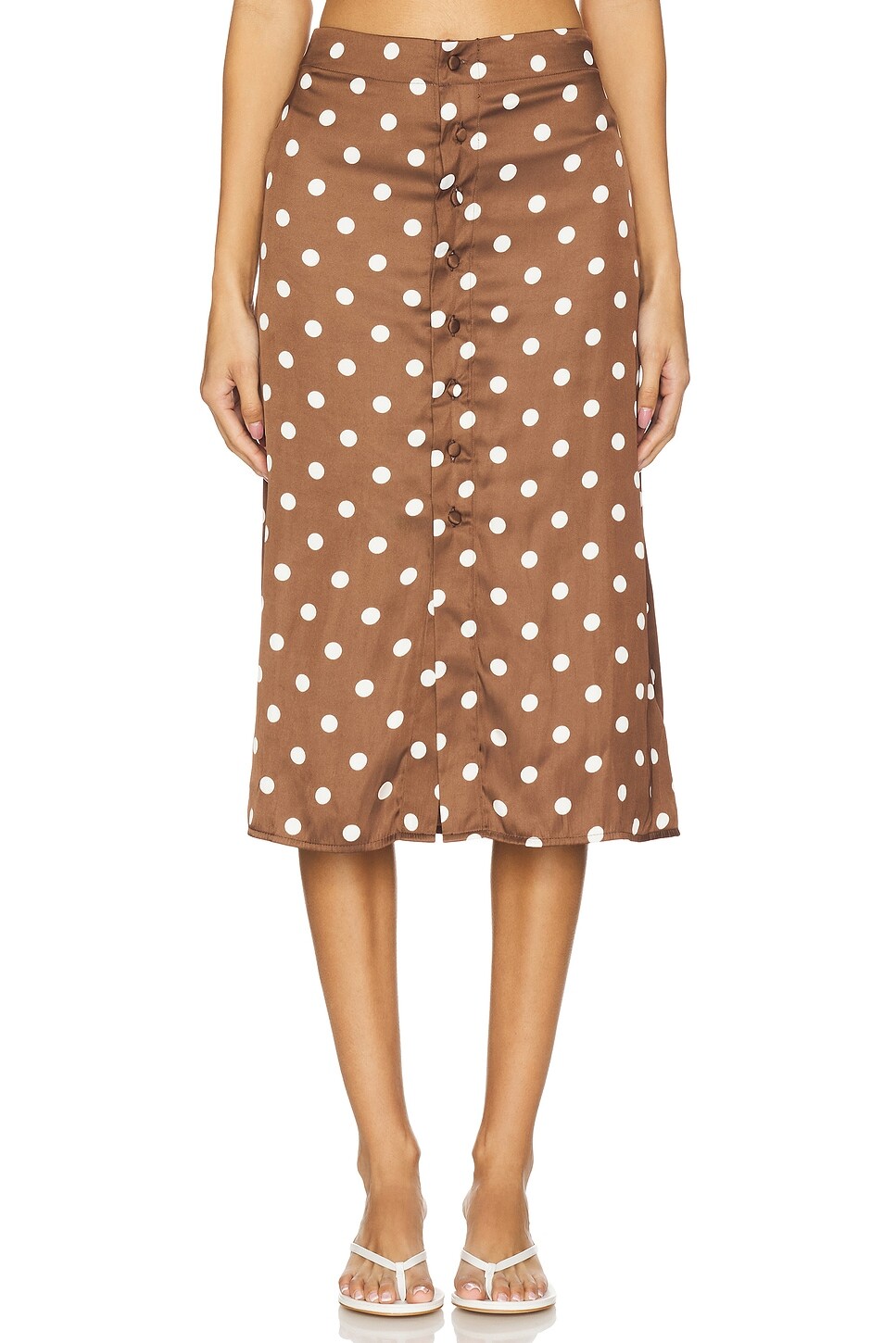 

Юбка миди с принтом analise Free People, цвет pinecone combo