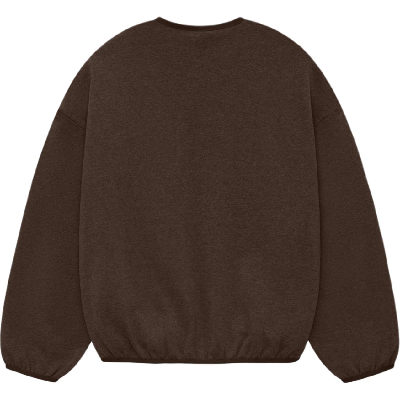 Футболка с длинным рукавом Fear Of God Essentials, вязаный узор Хизер Вуд — фото 3