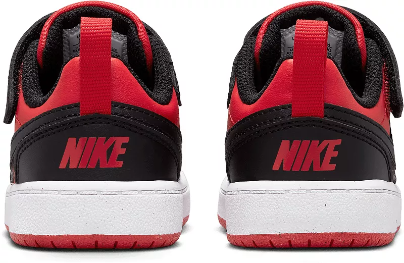 Кроссовки Nike Toddler Court Borough Low Recraft, цвет University Red/Black/W — фото 4