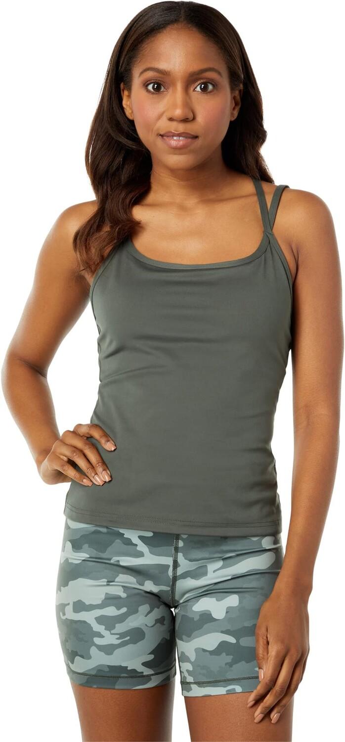 

Топ THRIVE SOCIETE Long Double Strap Cami, цвет Grass