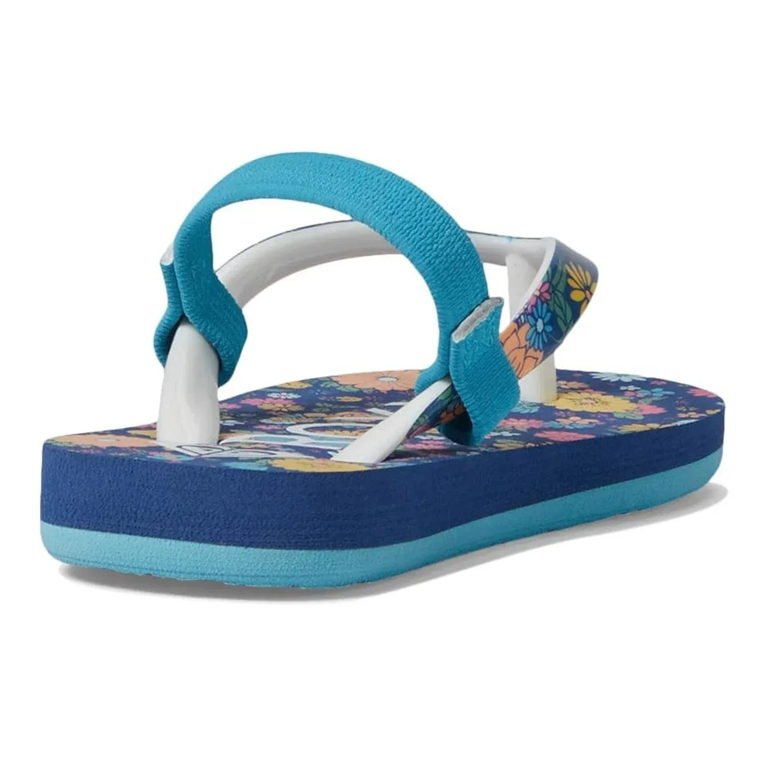 Сандалии Roxy TW Pebbles VI, темно-синие, с ремешком на пятке, модель VER910 — фото 3