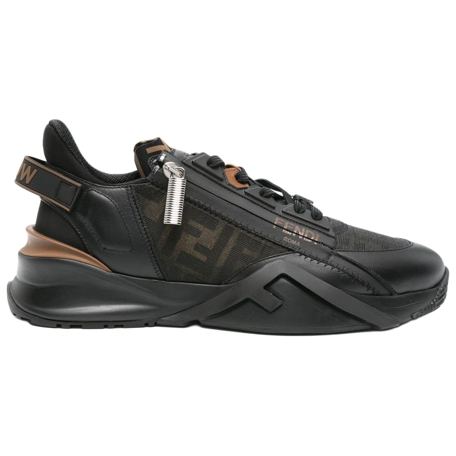 

Футболка Ff Jacquard Low Top Кроссовки FENDI, Черный