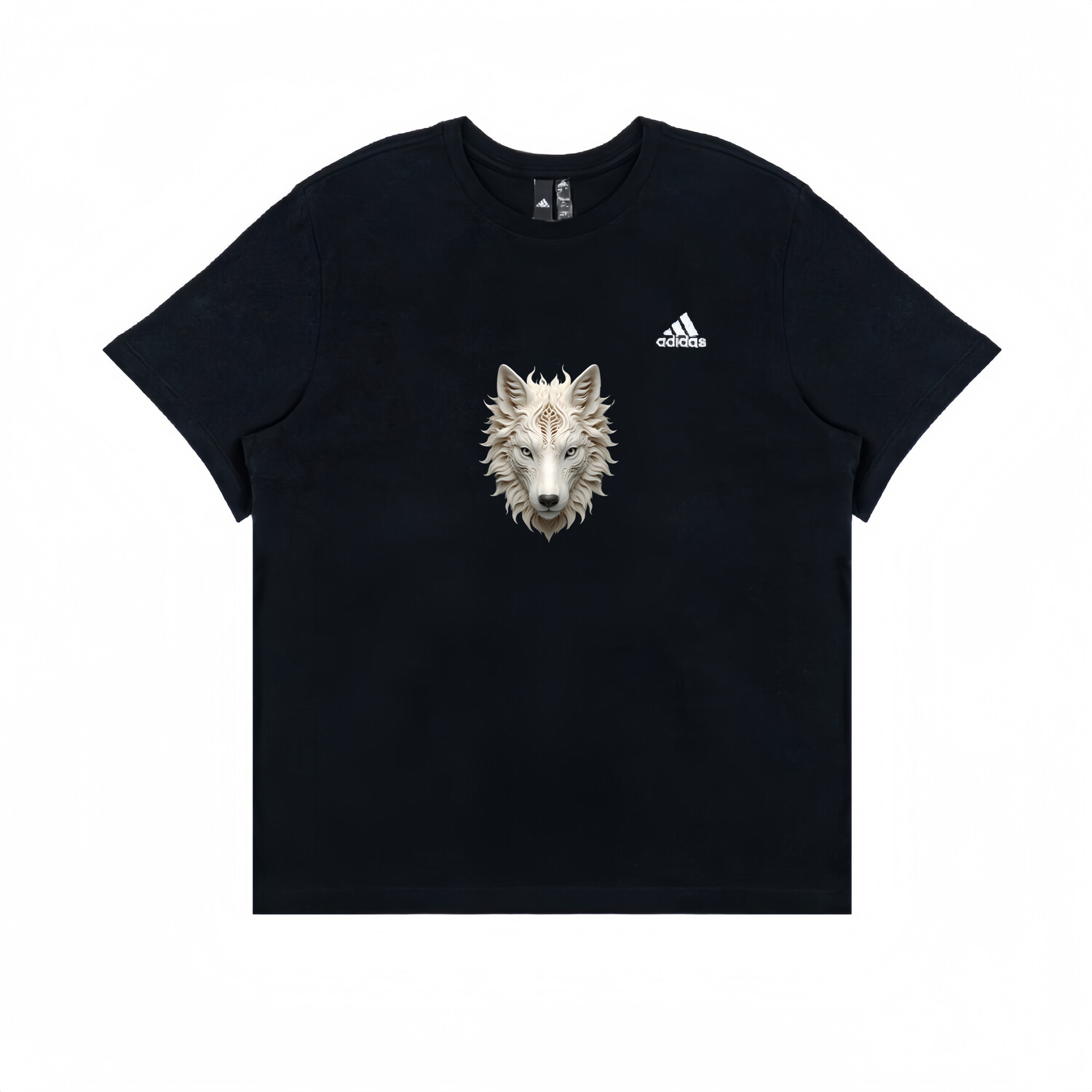

Футболка унисекс черная Adidas, черный