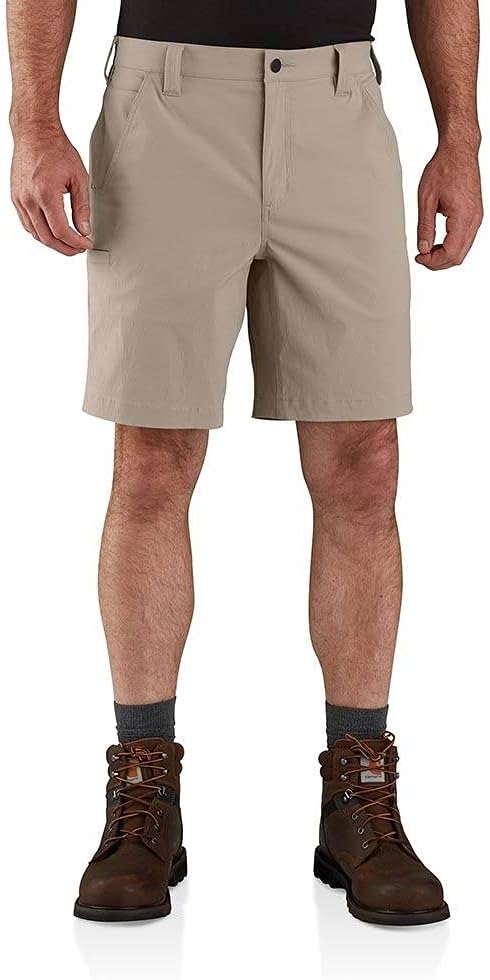 

Carhartt мужские шорты для работы Force Relaxed Fit легкие Ripstop, Tan