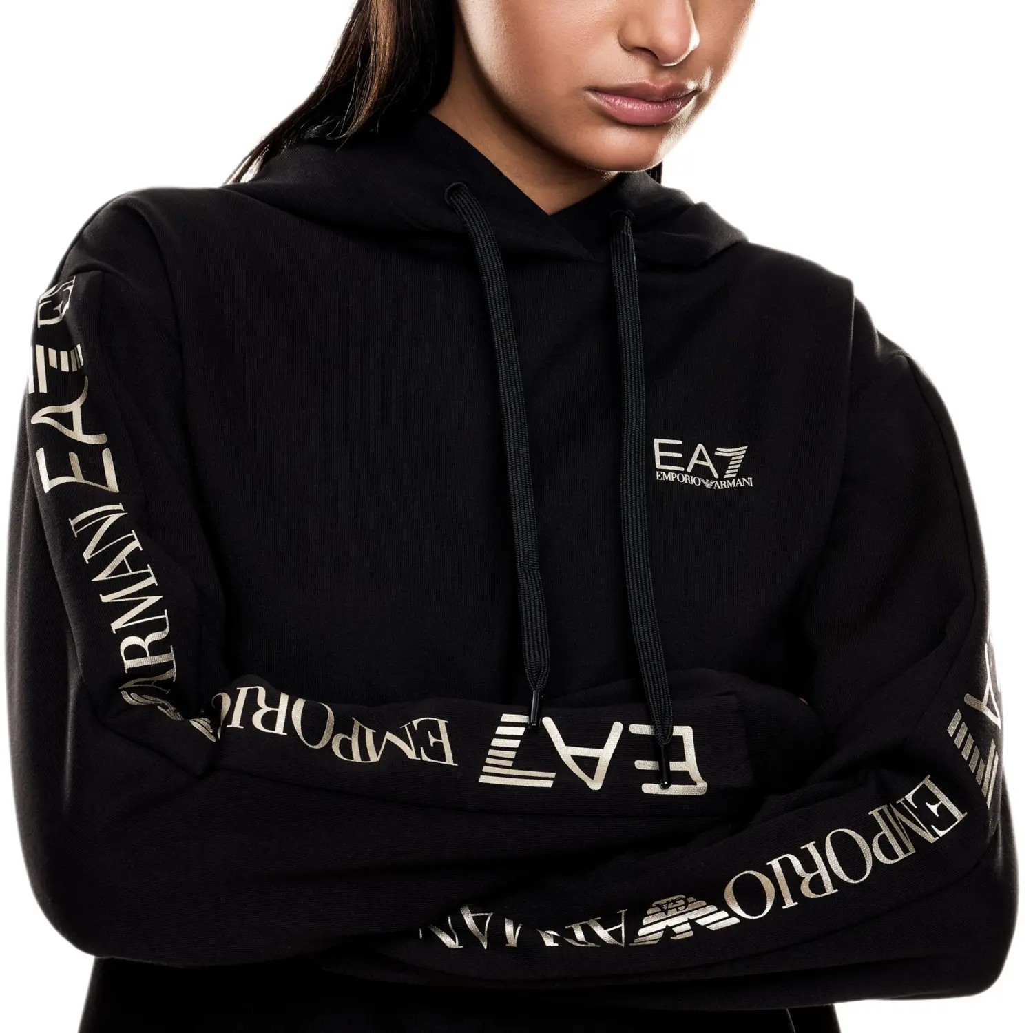 EA7 повседневный костюм для женщин EMPORIO ARMANI, черный — фото 4