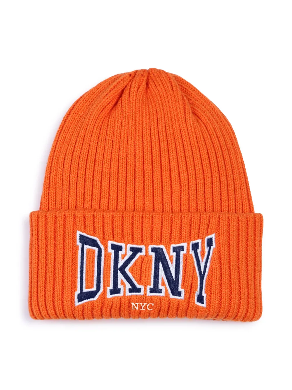 

Шапка бини с логотипом Dkny Kids, оранжевый