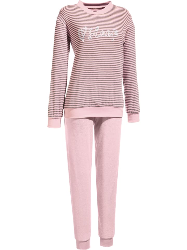 

Erwin Müller Пижама из махровой ткани розового цвета