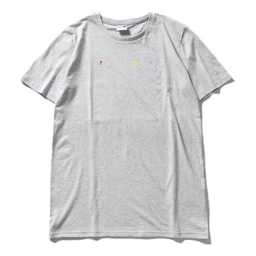 

Футболка fierce cat tee printing short sleeve couple style gray Puma, серый