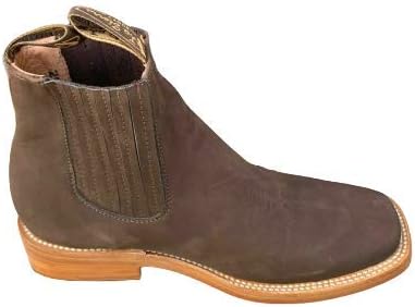 Мужские ботинки Dona Michi Cowboy из кожи, слипоны, на щиколотку, с квадратным носком — фото 3