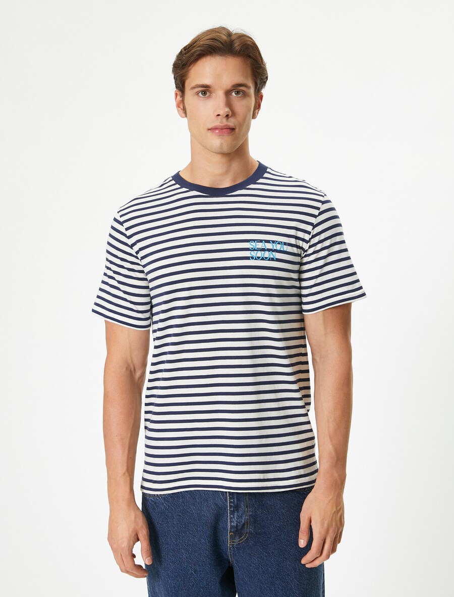 

Рубашка Koton, цвет Navy/Azure