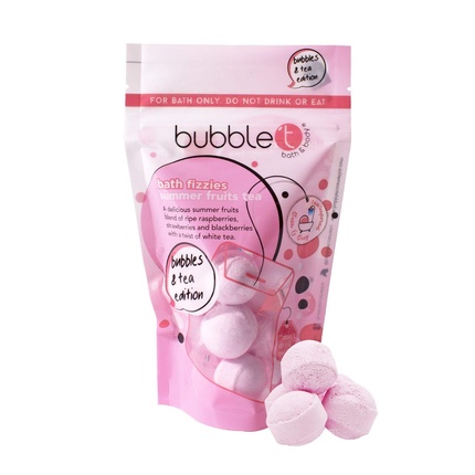 

Bubble T Cosmetics Мини-бомбочки для ванны с фруктовым чаем Summer Fruit Tea, 10 шт. по 8 г