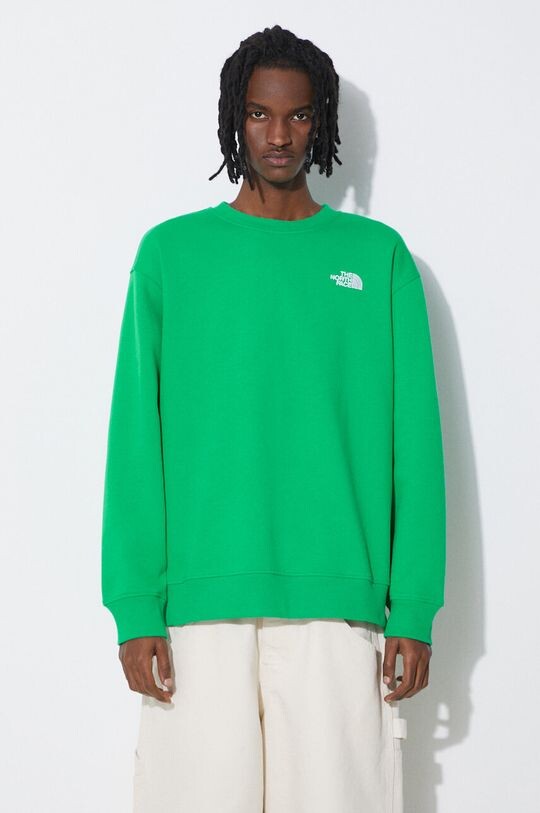 

Толстовка M Essential Crew The North Face, зеленый
