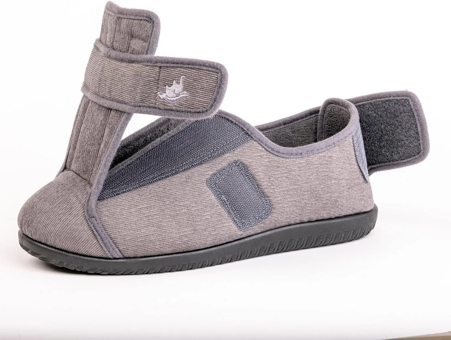 Тапочки с регулировкой, memory foam, серый EUROPEAN SOFTEST — фото 4