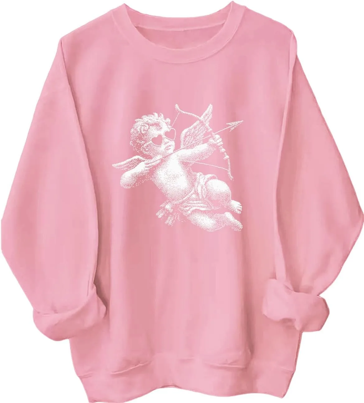 

Свитшот Cupid Valentine's Day с ретро-графикой Batclock