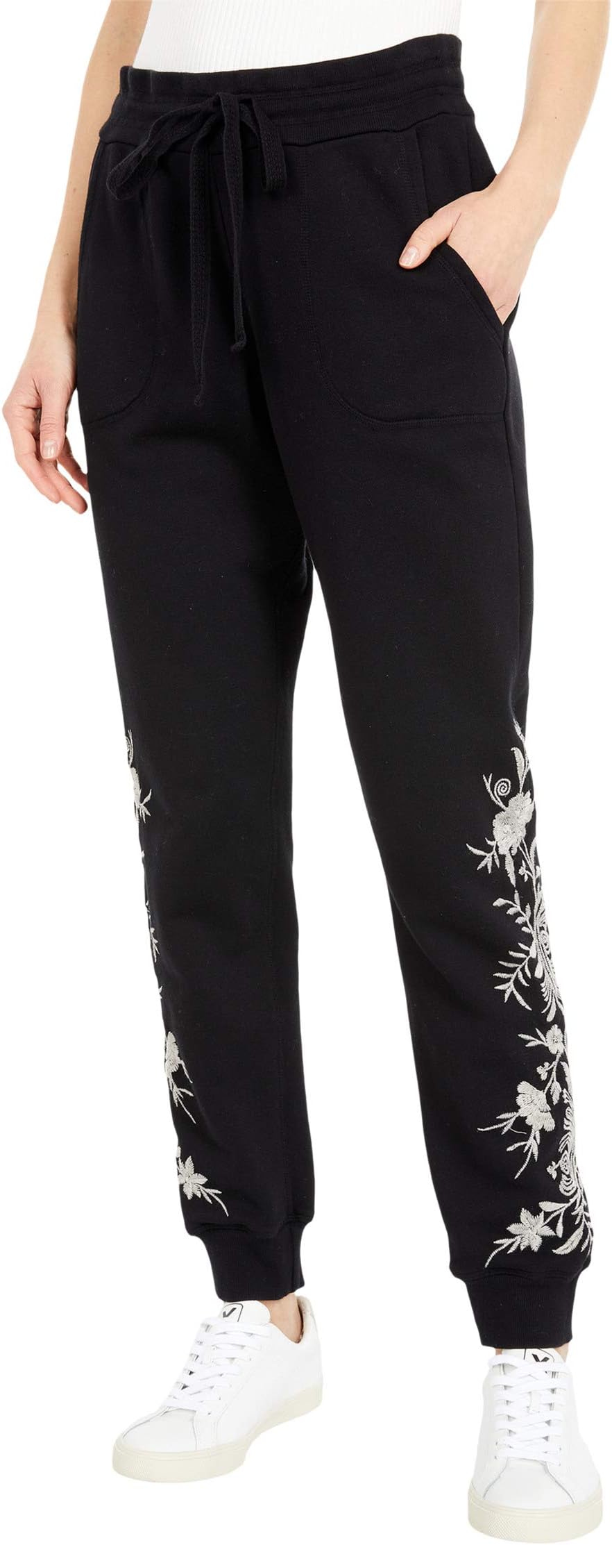 

Брюки Johnny Was Erith French Terry Joggers, черный
