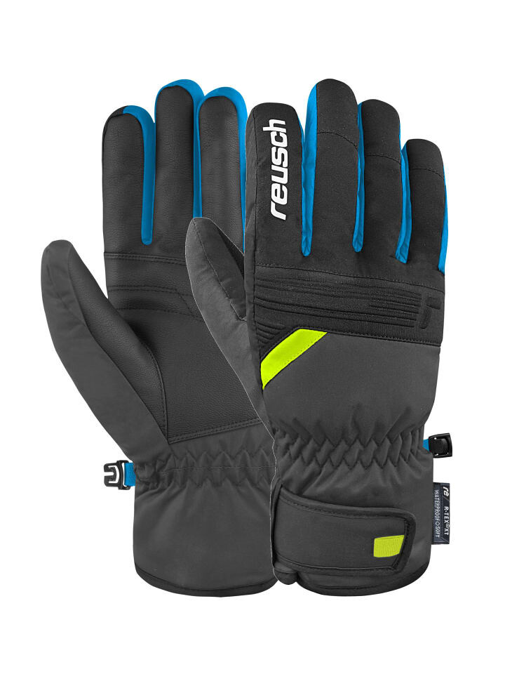 

Перчатки Reusch, цвет 6682 dark granite/safety yel
