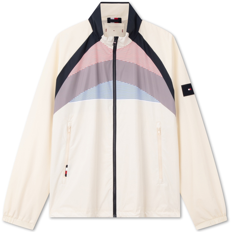 Куртка мужская Ecru Patchwork Tommy Hilfiger, Ecru Patchwork 0K4 — фото 2