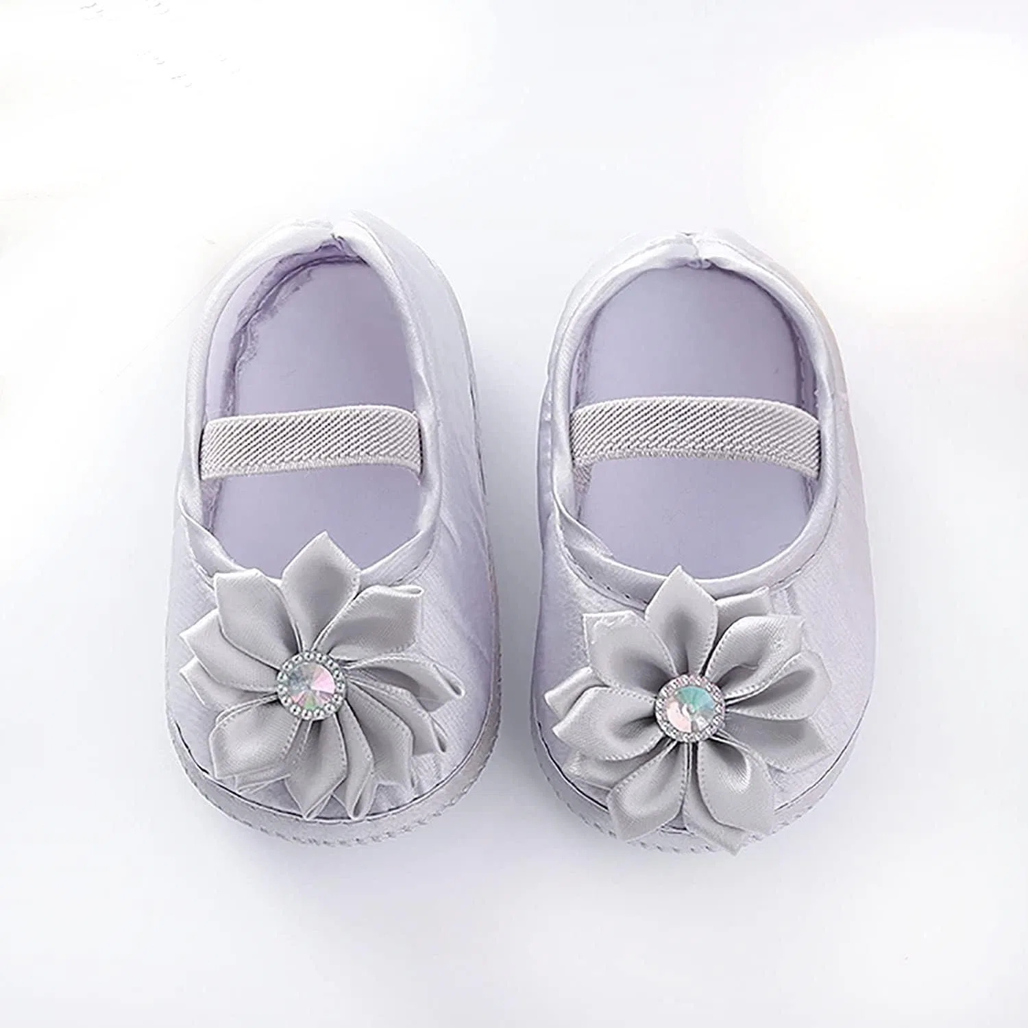 Мэри Джейн детские туфли, бантик, Light Grey Ujicde