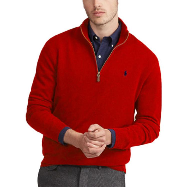 Свитер SS23 Men's Polo Ralph Lauren, Красный — фото 2