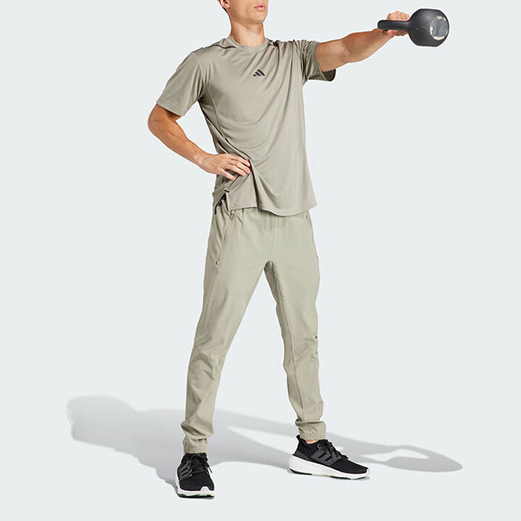 Футболка мужская серебристо-серая Adidas, серый — фото 2