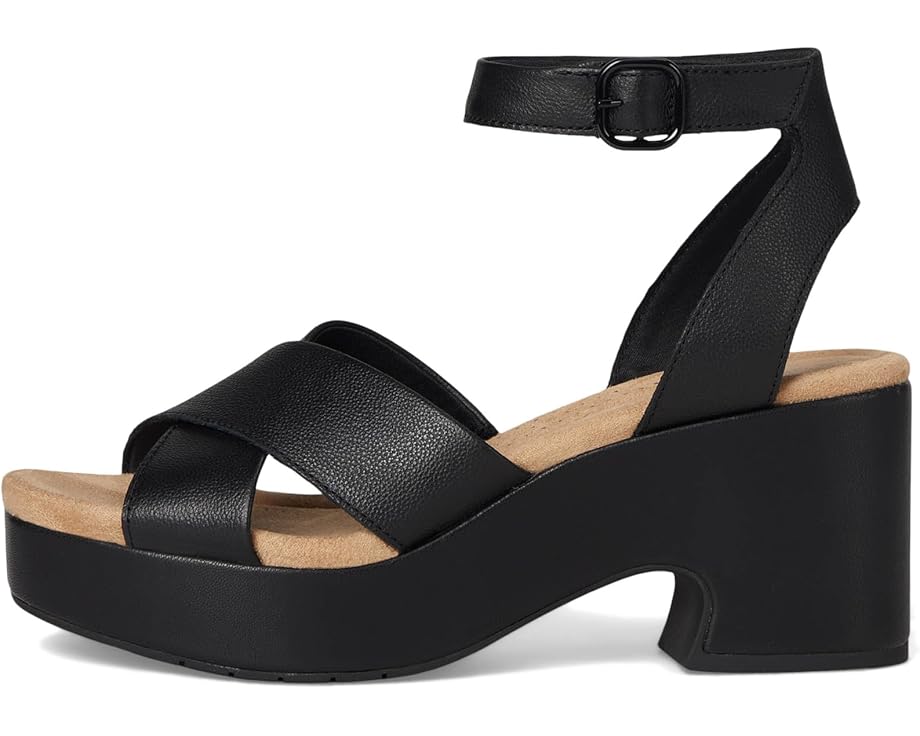 Туфли Clarks Nerisa Pearl, цвет Black/Black Leather — фото 4