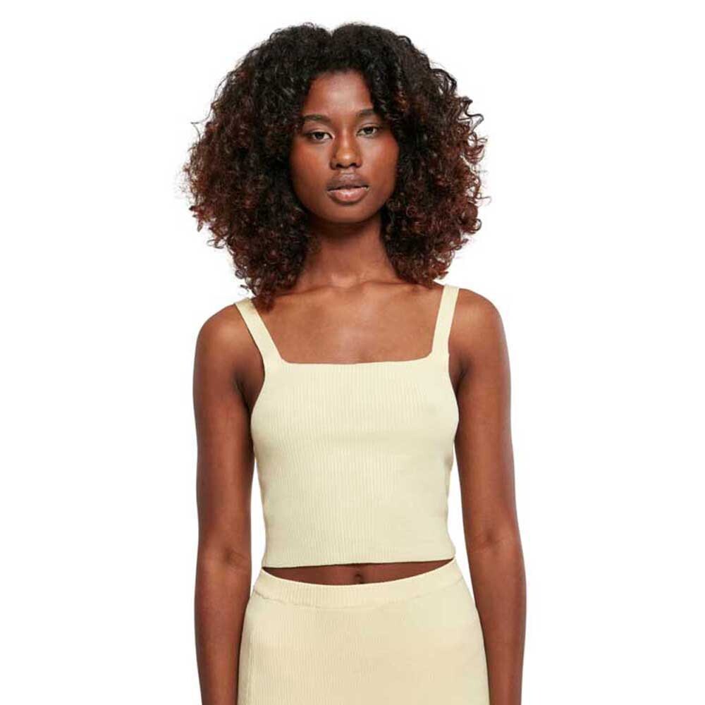 

Топ Urban Classics Cropped Knit, желтый