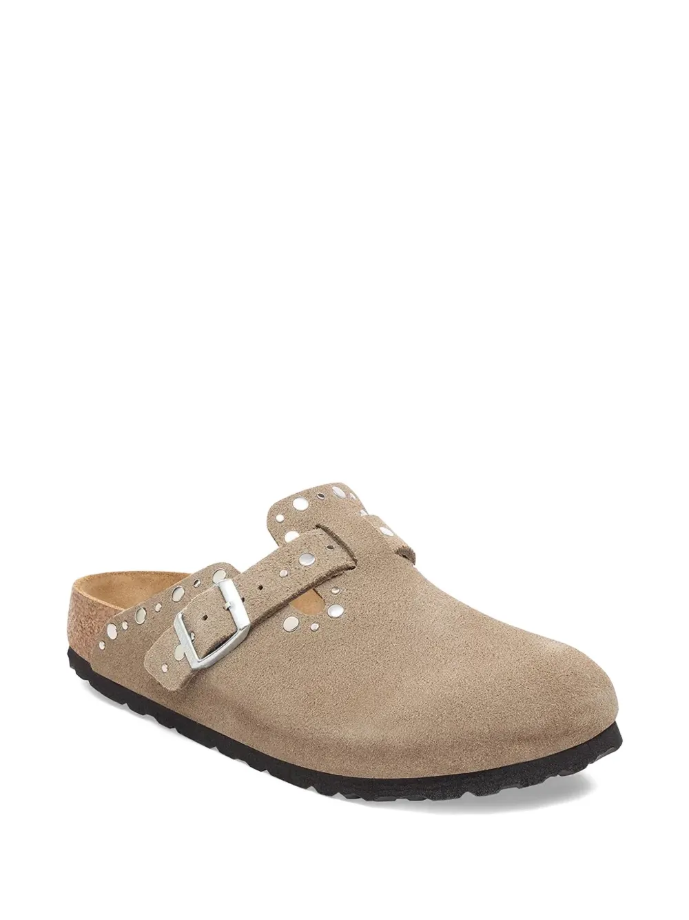Клоги с заклепками BIRKENSTOCK, коричневый — фото 2
