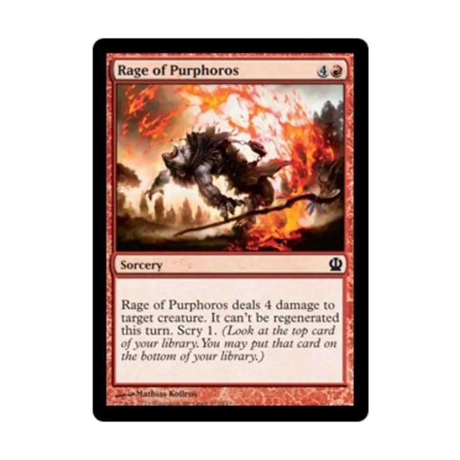 

CCG Ярость Пурфороса (C) (Фольга), MTG - Theros