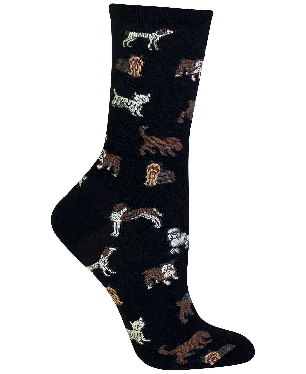 

Женские модные носки для собак Hot Sox, черный