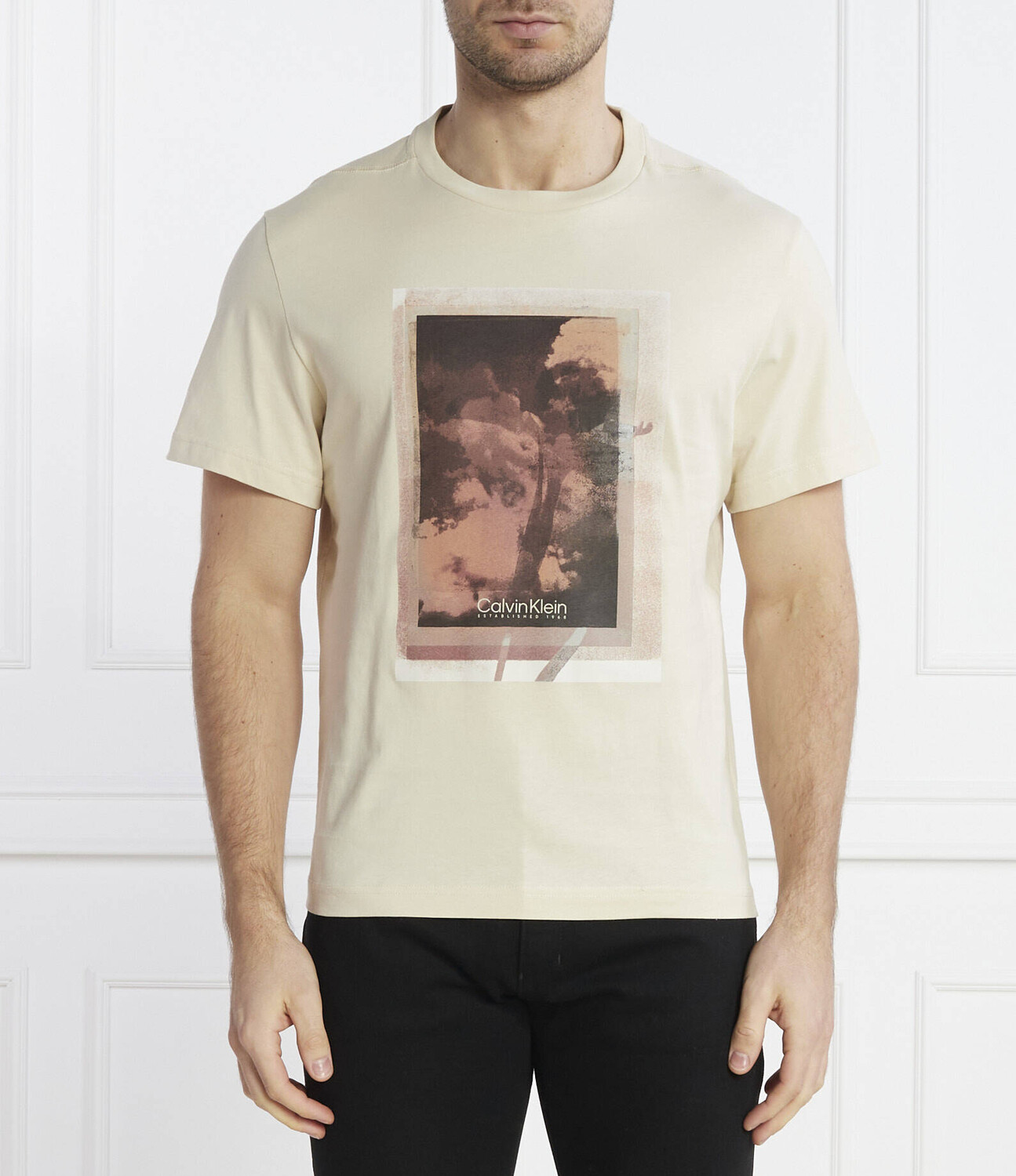 

Футболка Calvin Klein Regular Fit, бежевый