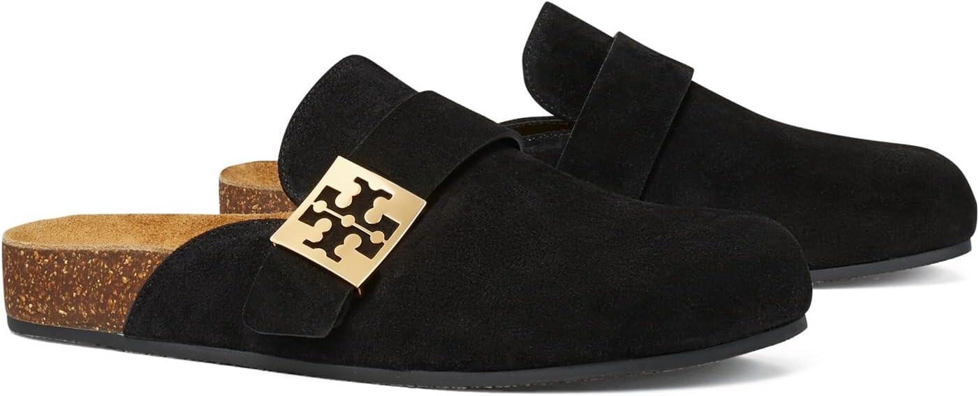 Сабо Mellow Mule Tory Burch, цвет Perfect Black/Gold