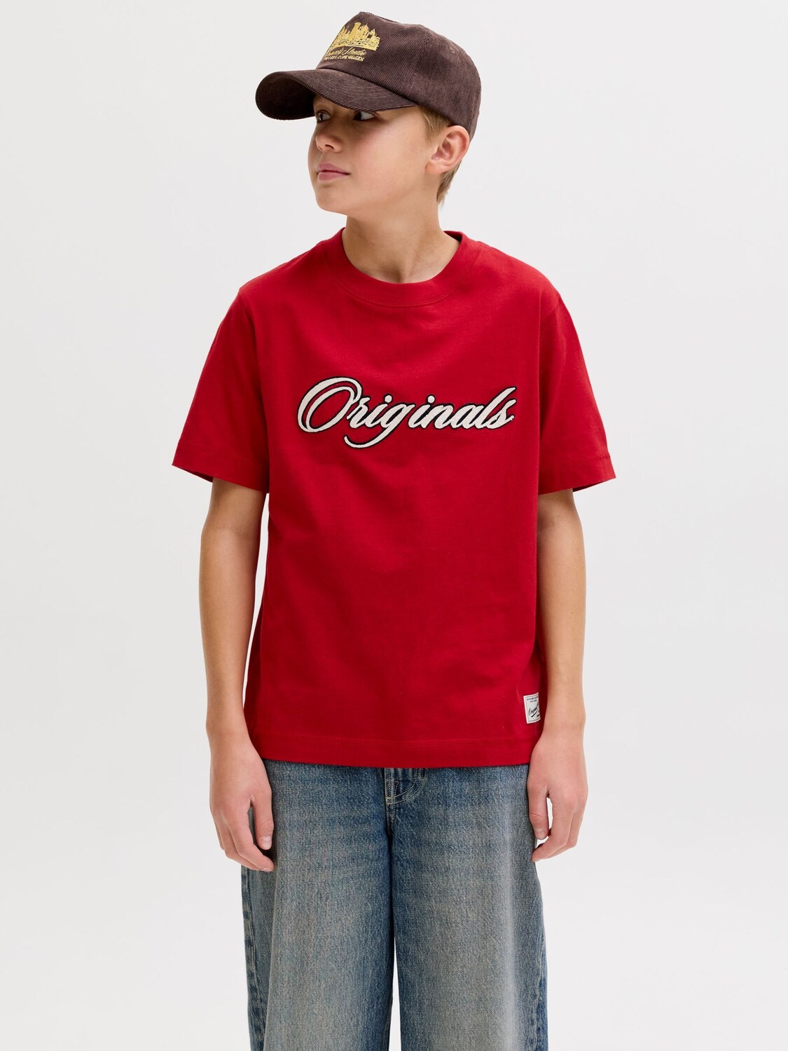 Jack & Jones Junior Футболка 'JORNantucket' в красном цвете — фото 2