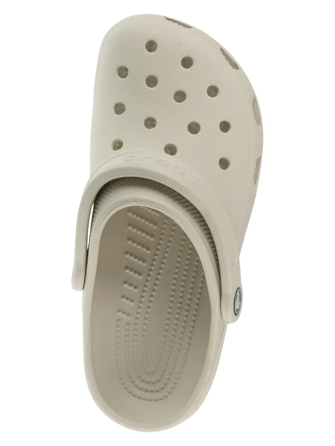 Детские сандалии Crocs Classic Clog Kids светло-серого цвета — фото 4