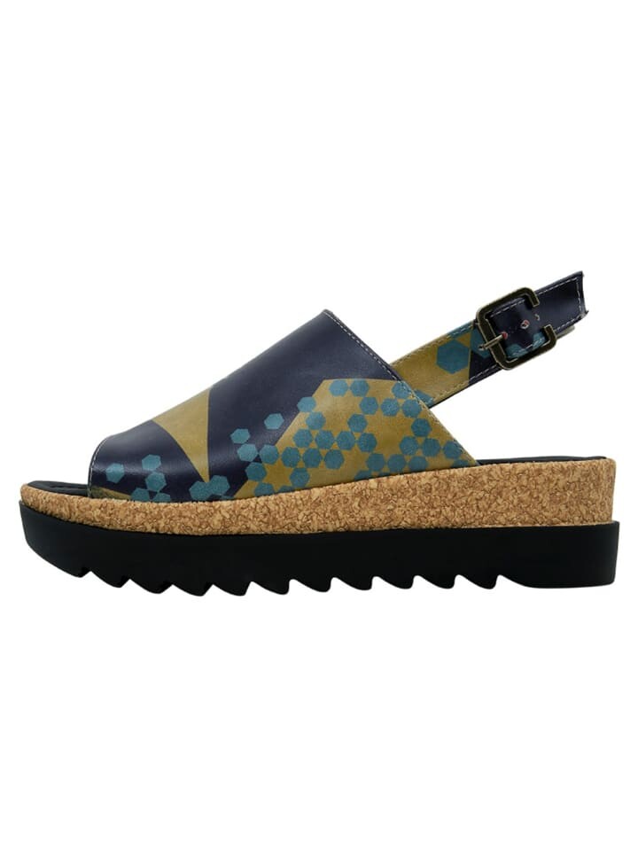 Сандалии на плоской подошве Dogo Gigi Sandalen - Bring Your Colours to Life, синий
