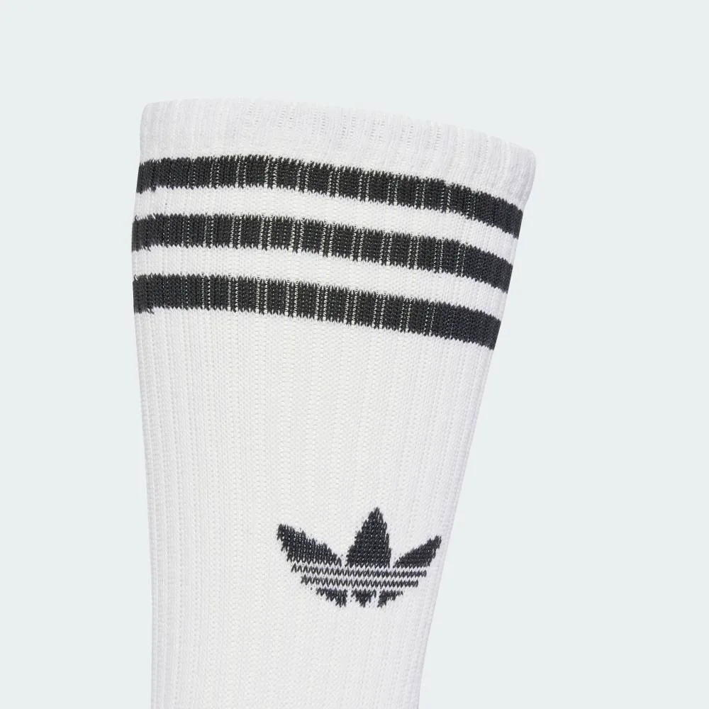 Высокие носки с тремя полосками, комплект из 3 пар. Adidas, white — фото 3