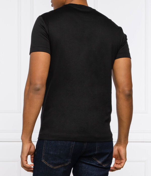 Футболка Polo Ralph Lauren Custom Slim Fit с короткими рукавами, черный — фото 4