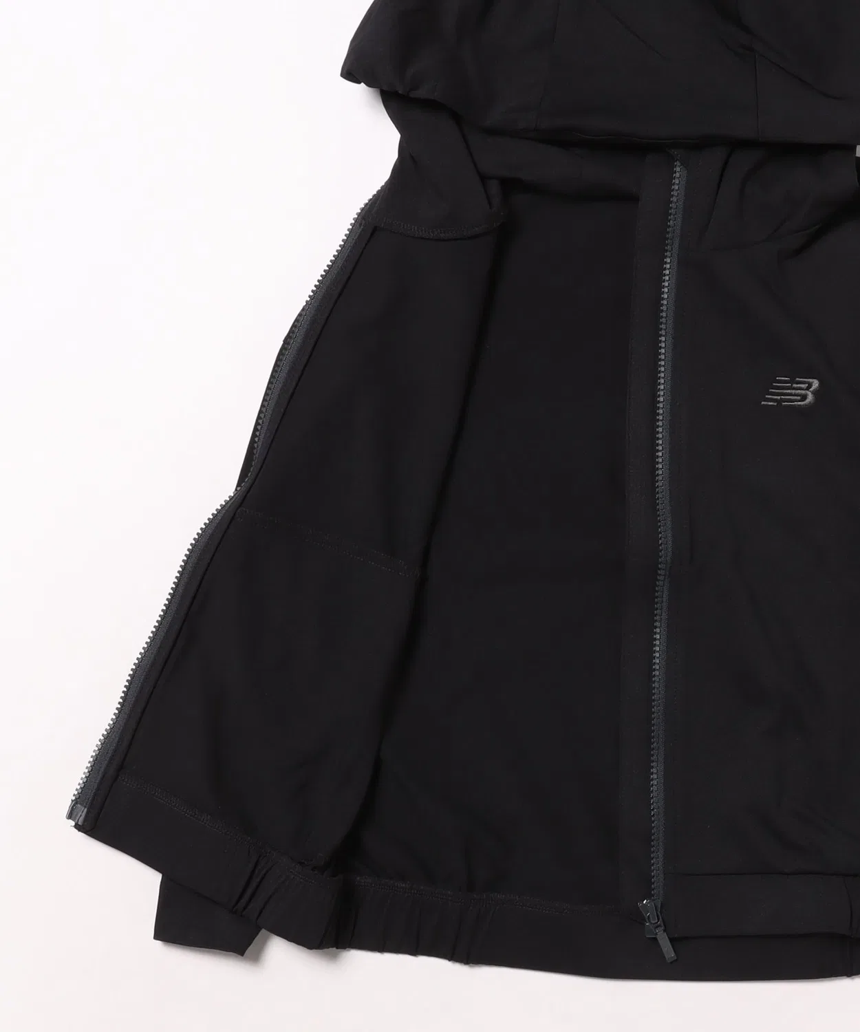 Толстовка с капюшоном New Balance флисовая дарк-оливковый — фото 3