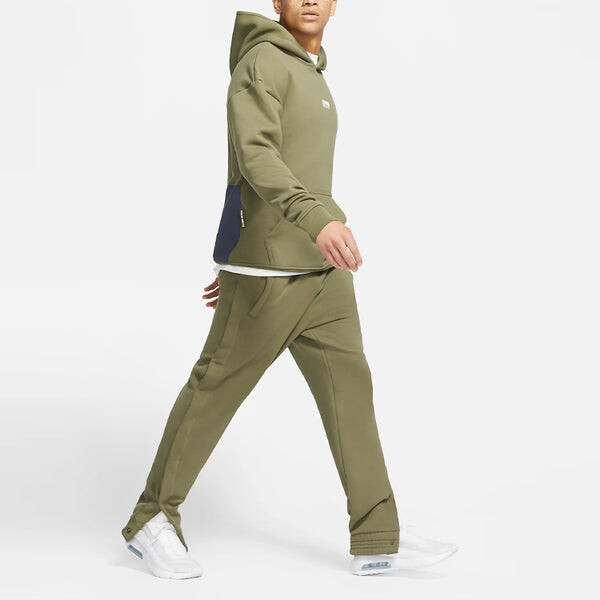 Толстовка Nike MENS F.C. Fleeced Casual Football OliveGreen Olive green, зеленый — фото 3
