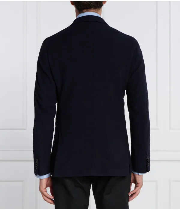 Элегантный шерстяной жакет C-Hanry Slim fit Boss, синий — фото 4