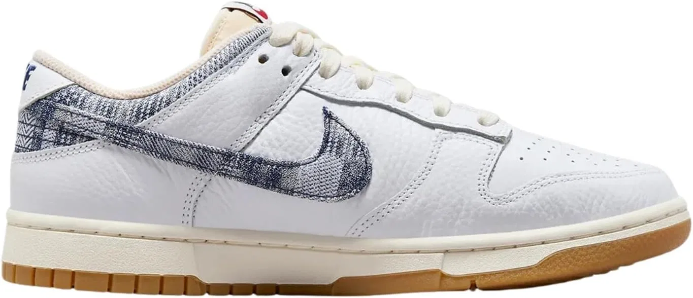 Мужские скейтбордистские кроссовки Nike Dunk Low Retro, красный/синий — фото 4