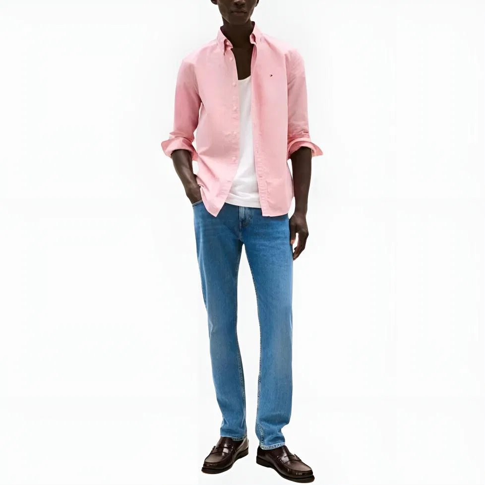 Рубашка мужская Pink Tommy Hilfiger — фото 4