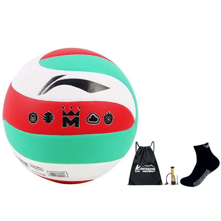 

LINING Волейбольный мяч размера 5 унисекс белый красный зеленый PU